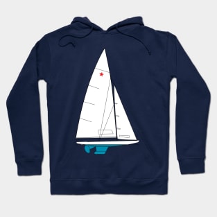 Star One-Design Sailboat Hoodie